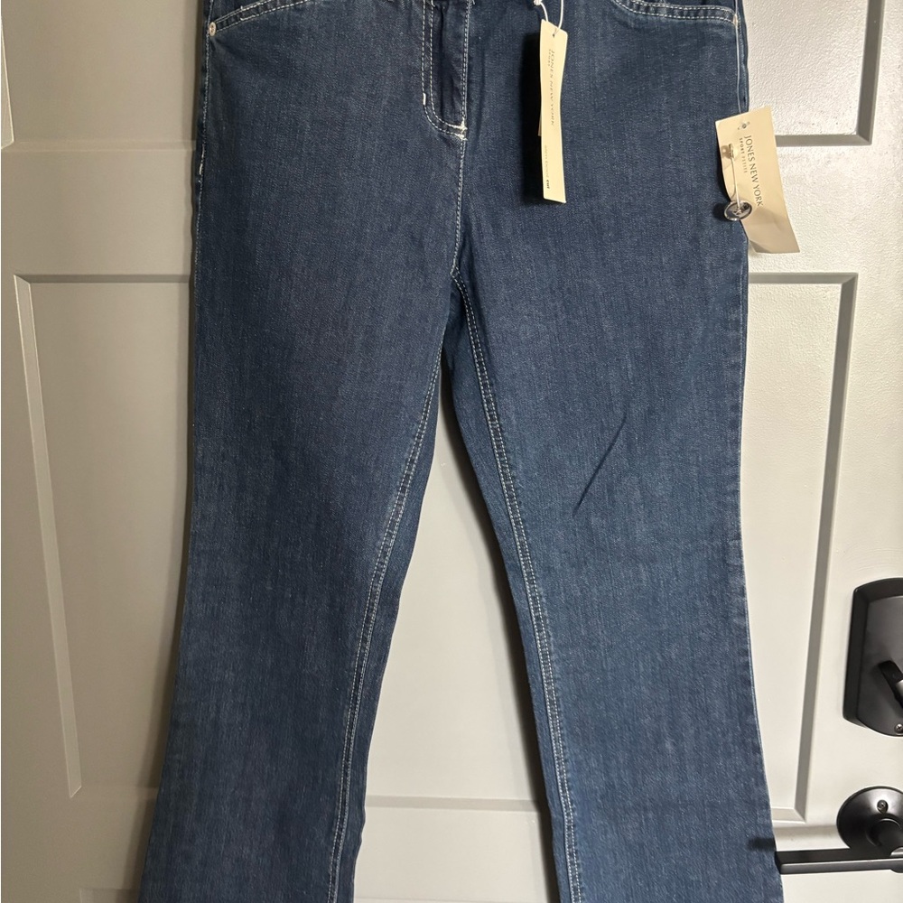 NWT Jones New York Dark Blue Flare Jeans